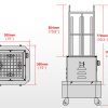 CARRELLO PER DISINFEZIONE AD EMETTITORI UV-C (NLUVST144) [prodotto disponibile] - immagine 6